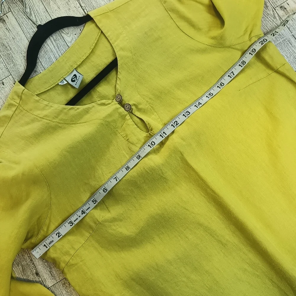 Spirit Yellow Women's Blouse - Picture 4 of 9